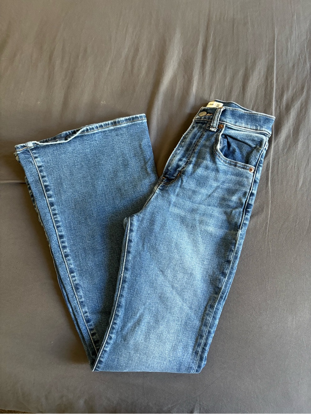 Abercrombie & Fitch Ultra High Rise Flare Jeans